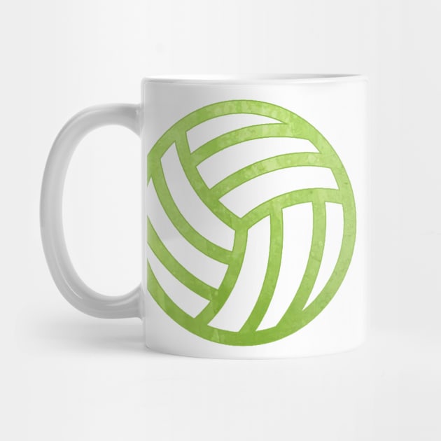 Volleyball Green by hcohen2000